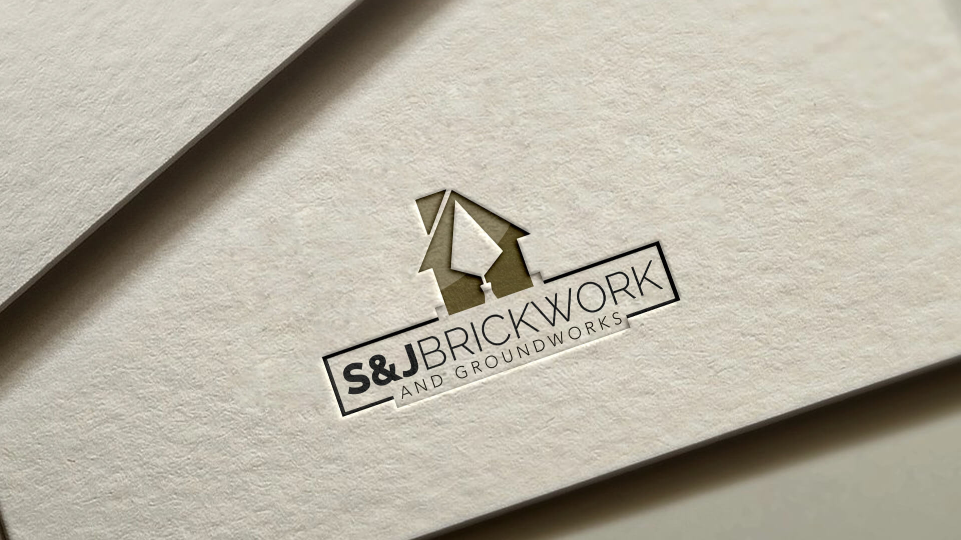 S&J Brickwork Logo Design
